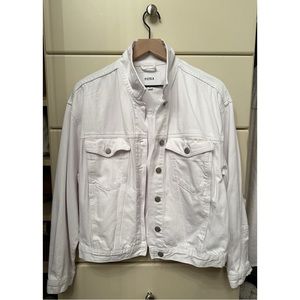 PISTOLA white denim jacket